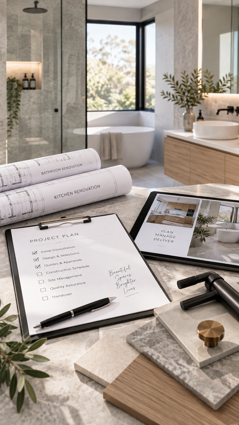 Block Bathrooms and Kitchens renovation project manager Sydney