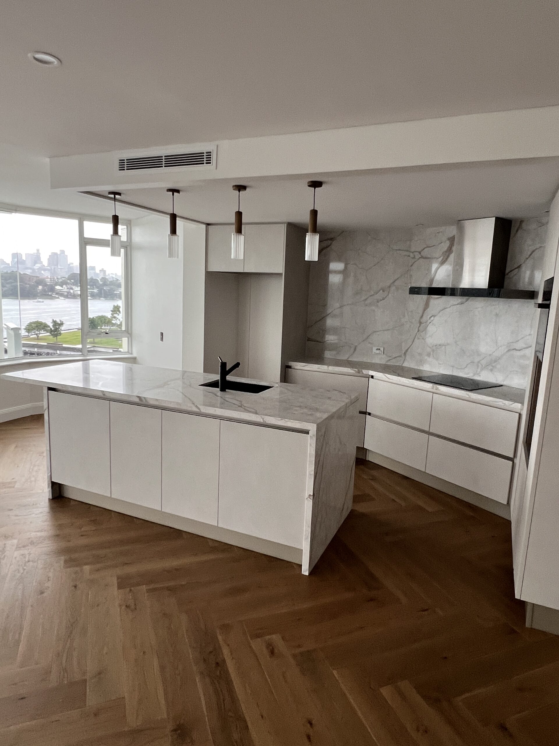 Completed custom kitchen renovation Sydney
